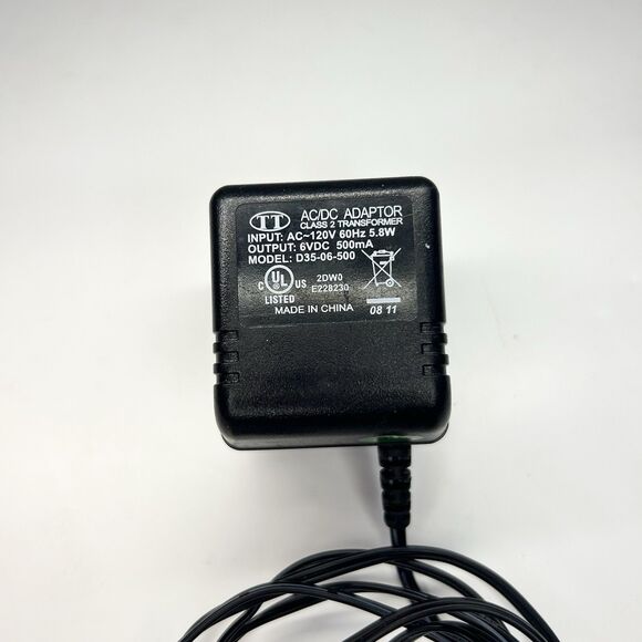 ORIGINAL 6V Kids Ride On Quad Charger Disney Princess Power Supply D35-06-500 - Picture 4 of 5